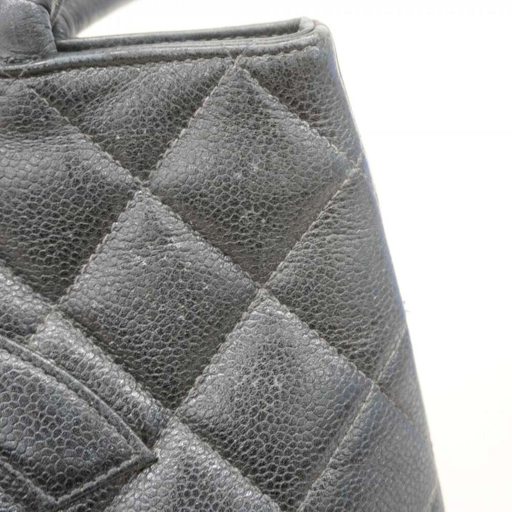 CHANEL Black Caviar Leather Reissue Tote Bag - Picture 9 of 13